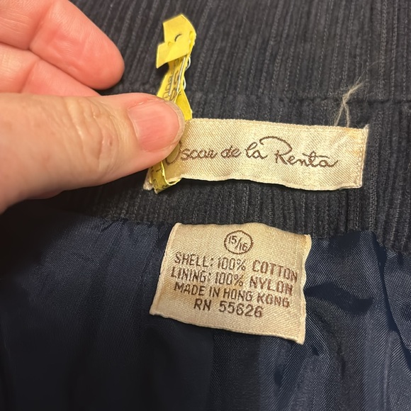 Vintage Oscar de la Renta corduroy blazer - Picture 4 of 12